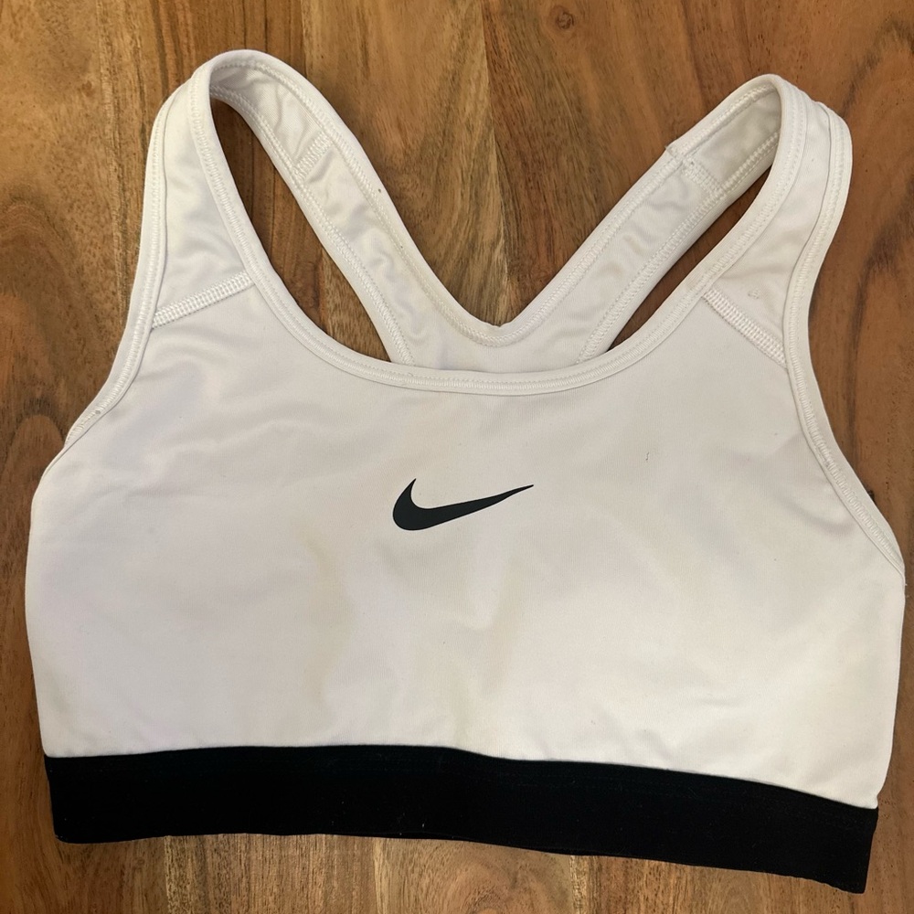 Nike Women's White Sports Bra